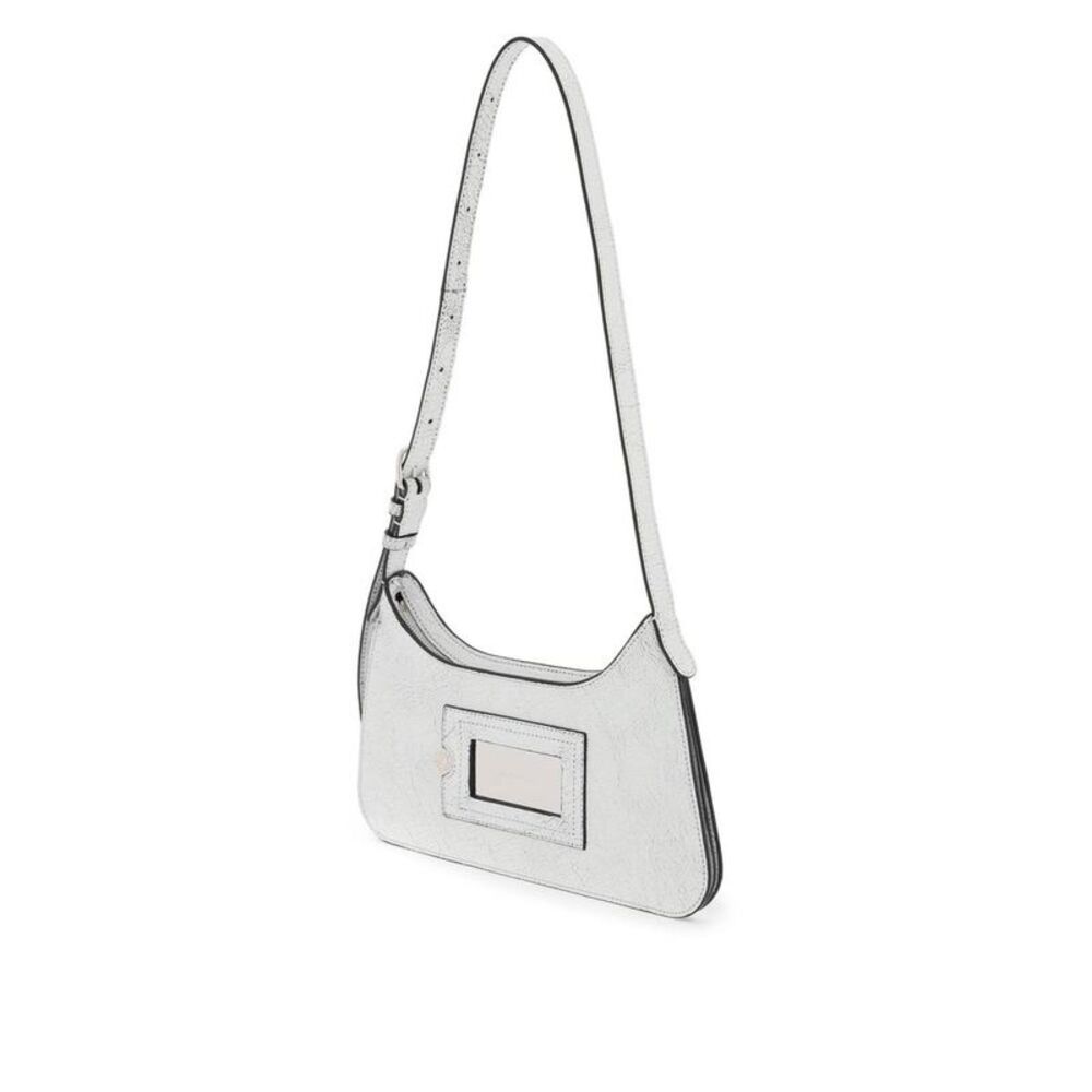 ACNE STUDIOS Metallic Shoulder Bag Women WHITE Shoulder Bags - Picture 2 of 4